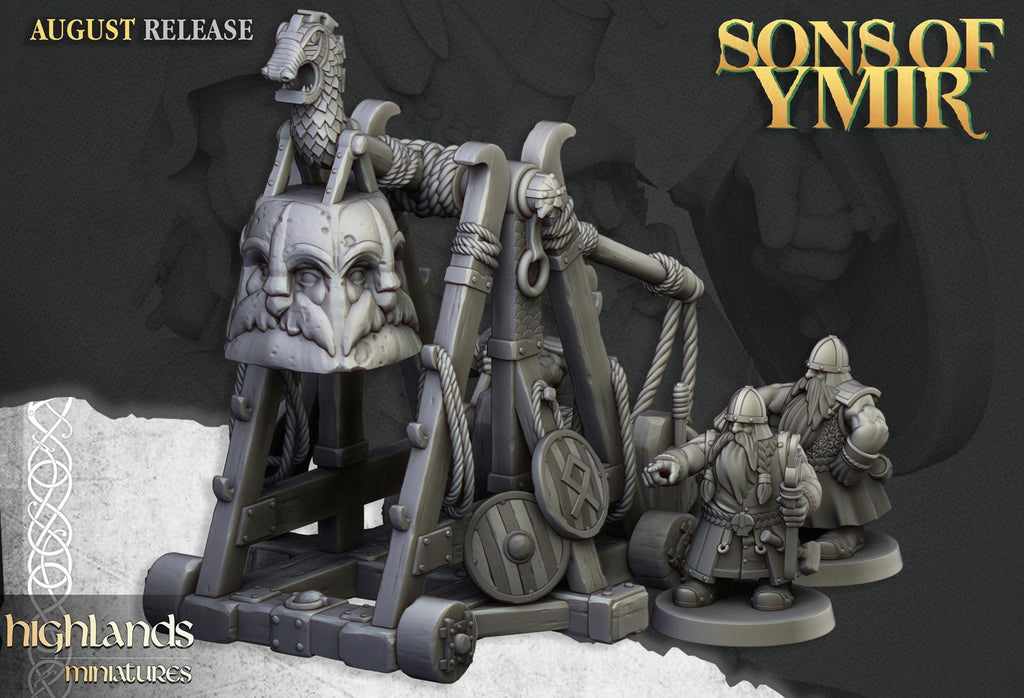 Dwarf Catapult - Highlands Miniatures