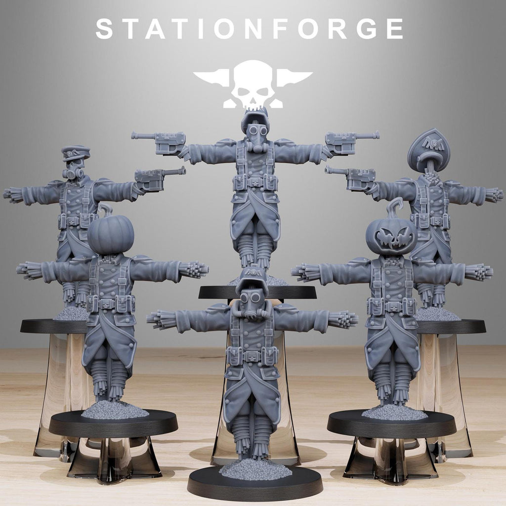 Grim Guard Scarecrows - set of 6