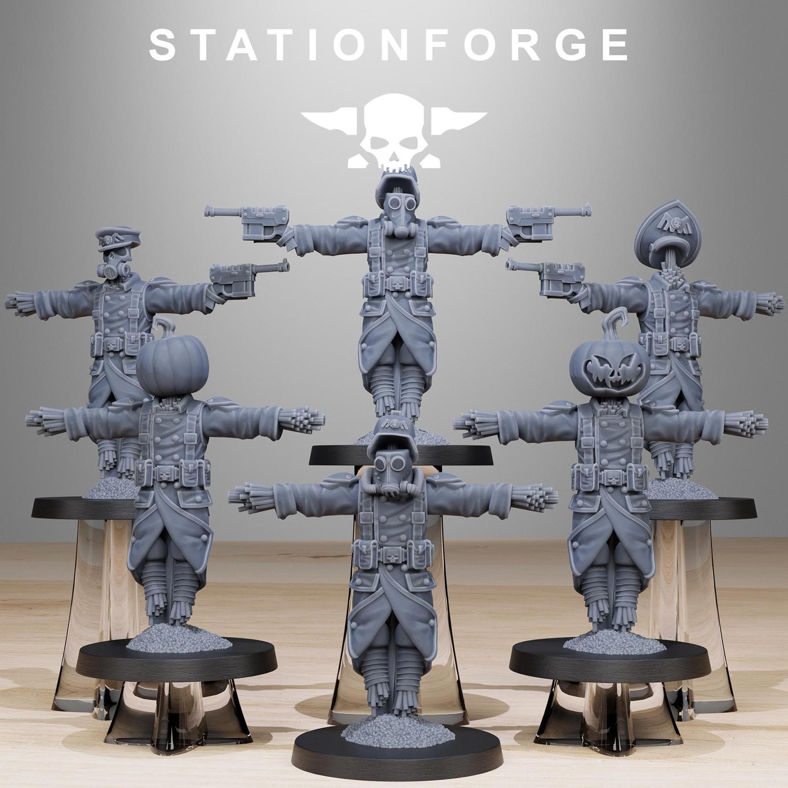 Grim Guard Scarecrows - set of 6