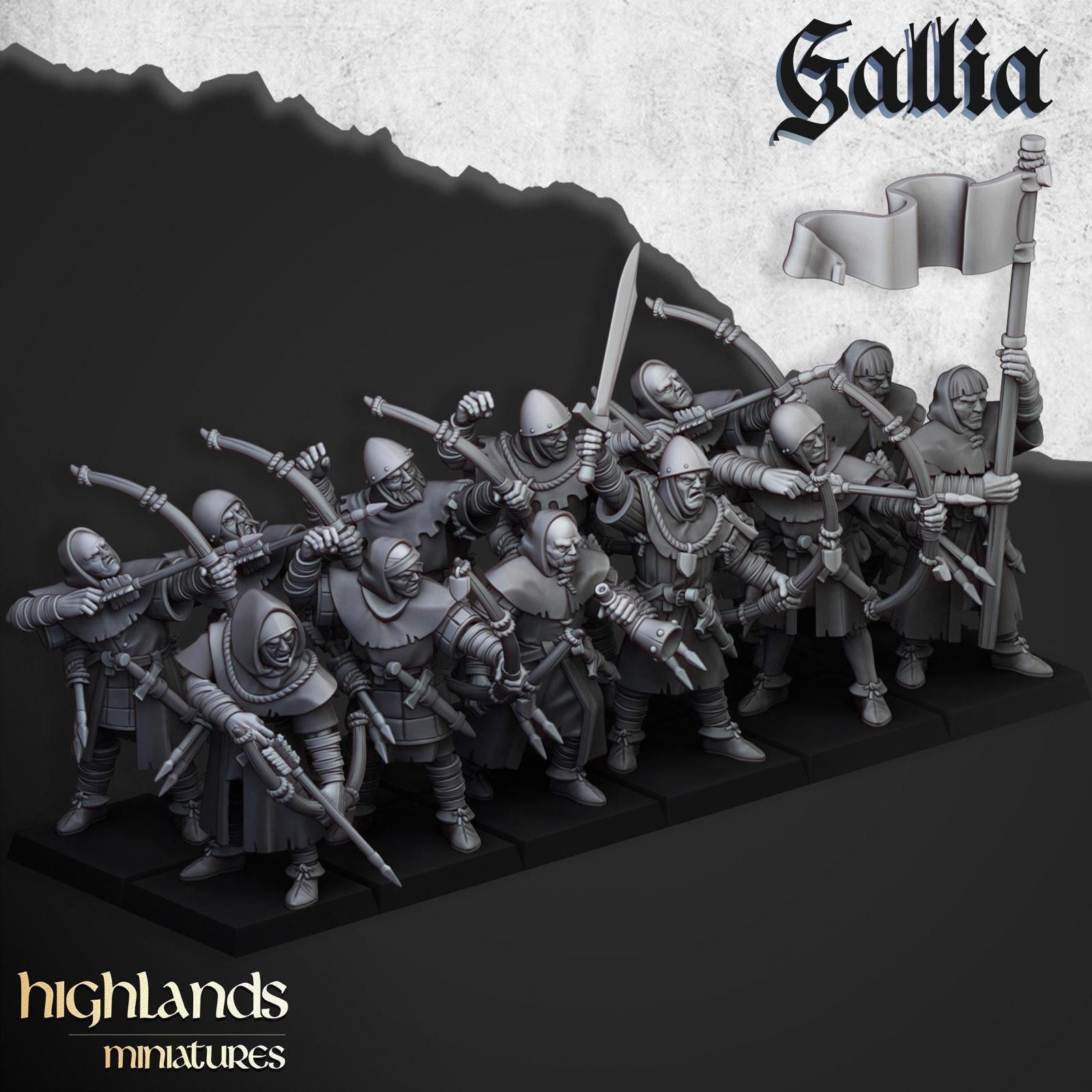 Bowmen of Gallia | Highlands Miniatures