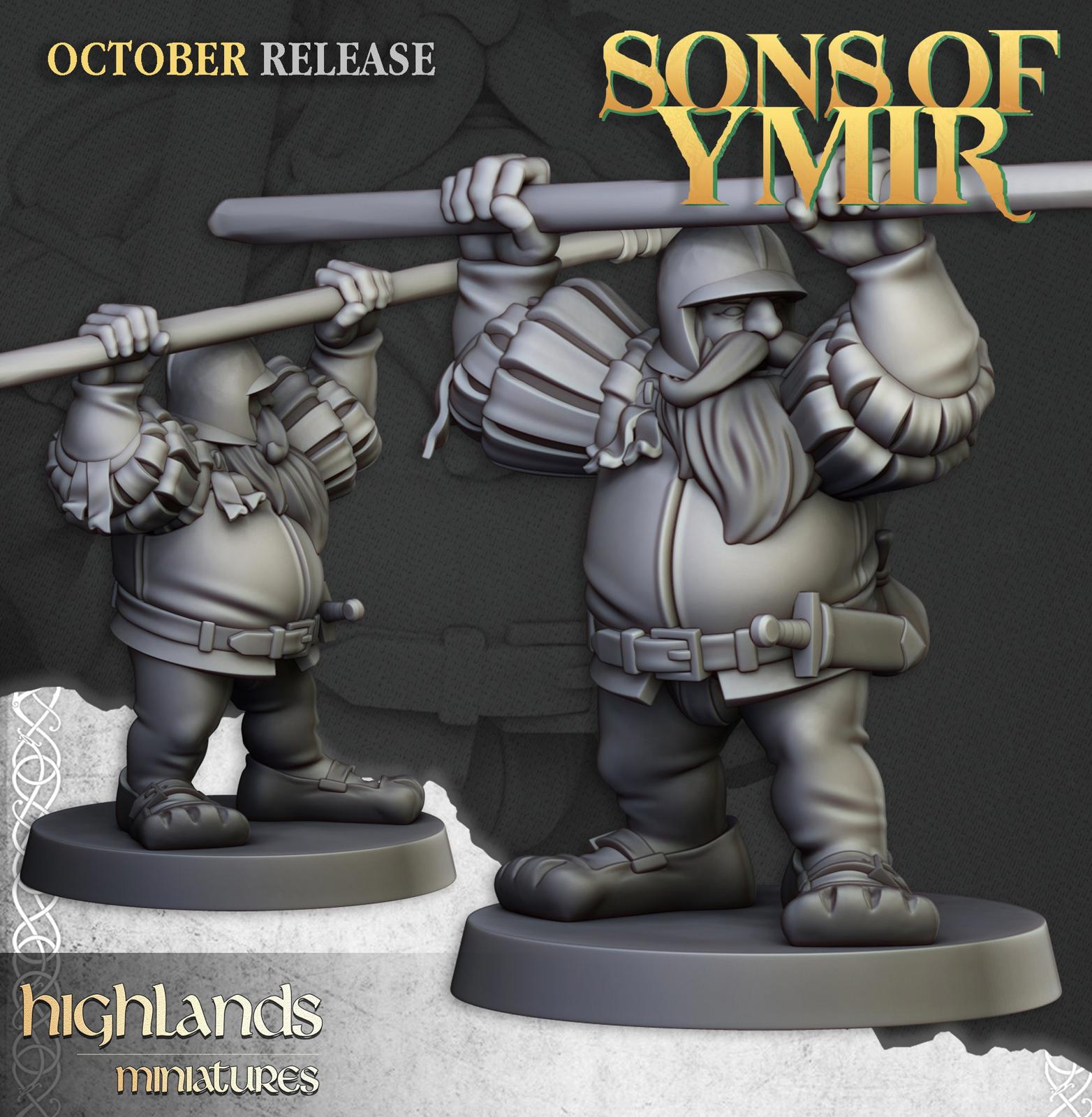 Dwarf Pikemen - Highlands Miniatures