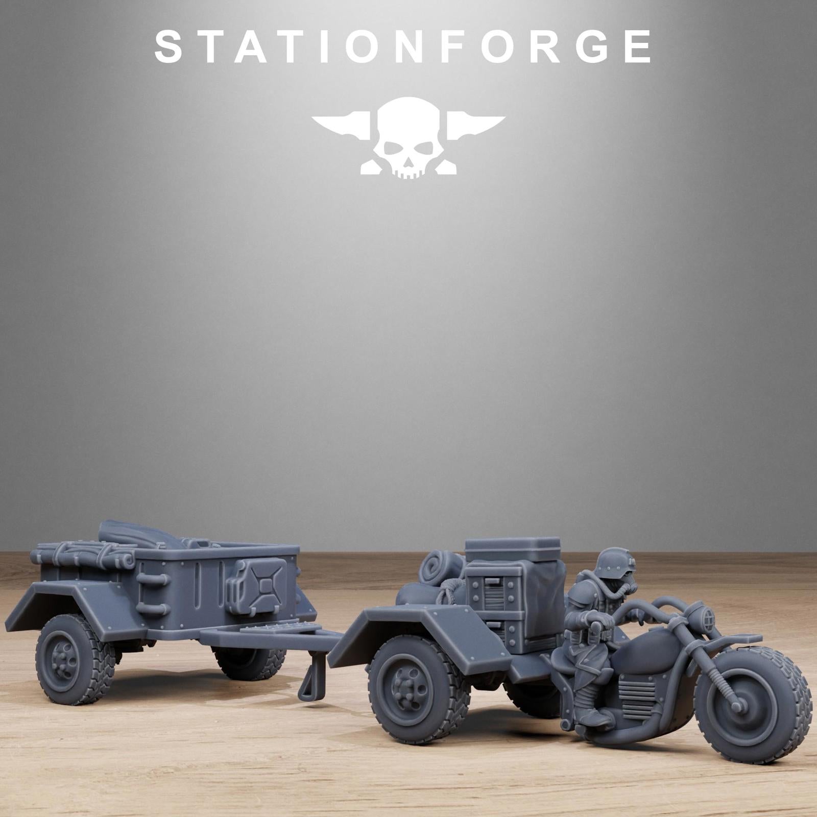 Grim Guard Support Vehicles Bike / Car