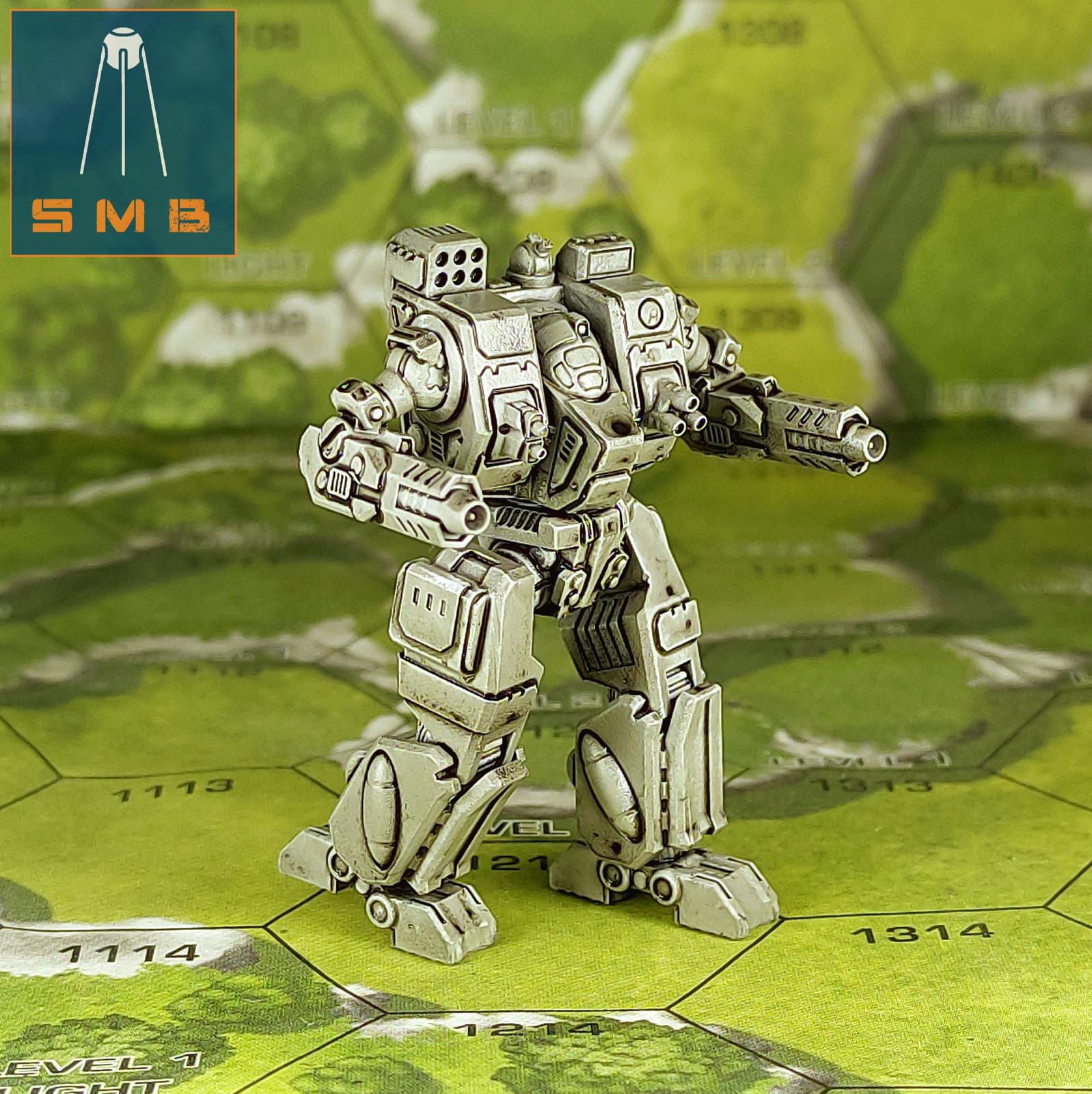 Hellbringer (Loki) | Sir Mortimer Bombito | American Mecha | Compatible with BT and other 6mm Tabletop Wargames