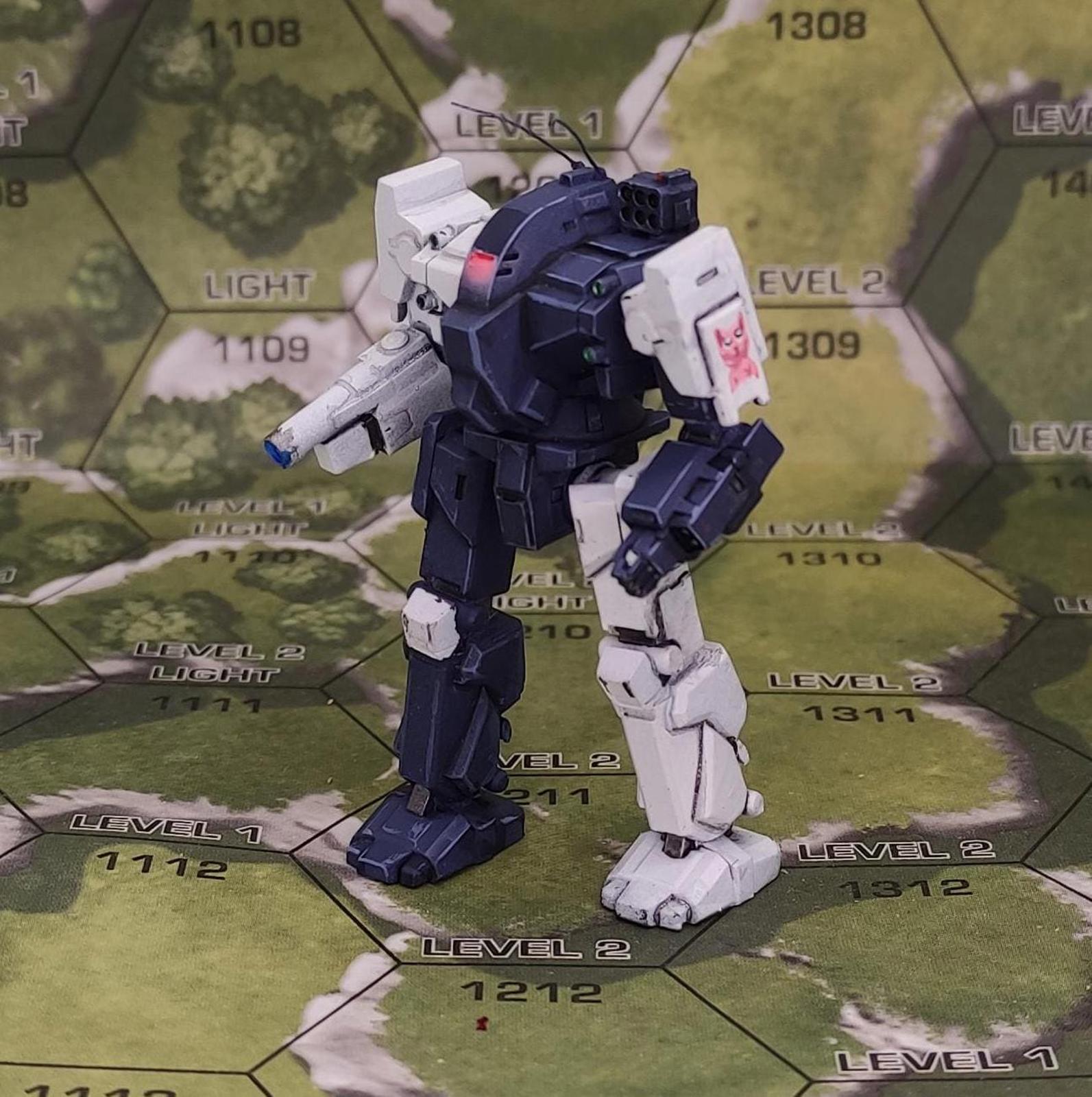 Warlord BLR-2D | Sir Mortimer Bombito | American Mecha | Compatible with BT and other 6mm Tabletop Wargames