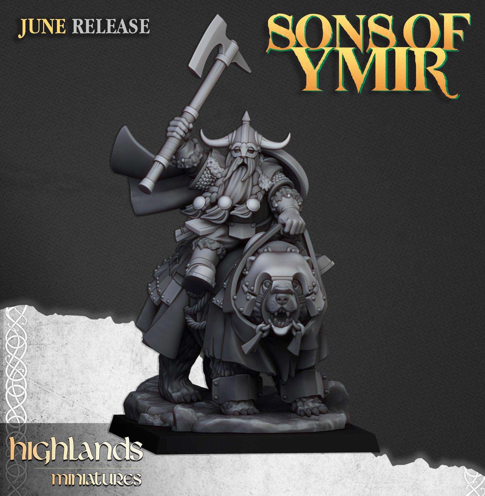 Dwarf Heavy Cavalry - Highlands Miniatures