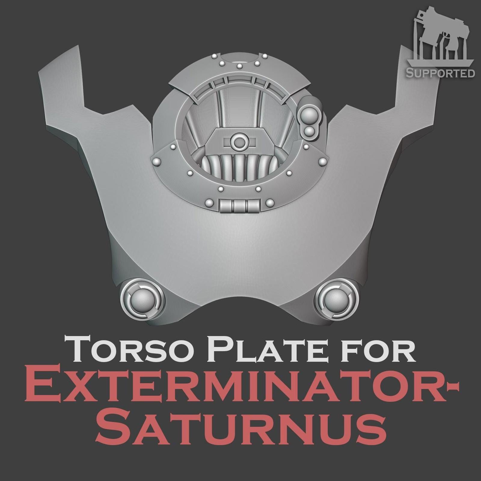 Saturn exterminator Plain Torso Plates