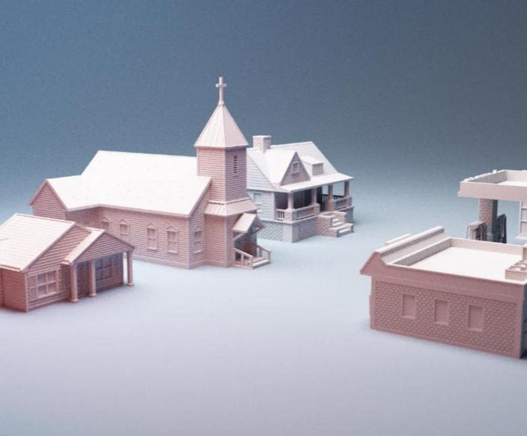 Urban Suburbia Bundle – Modern City Building for MCP – Corvus Games Terrain