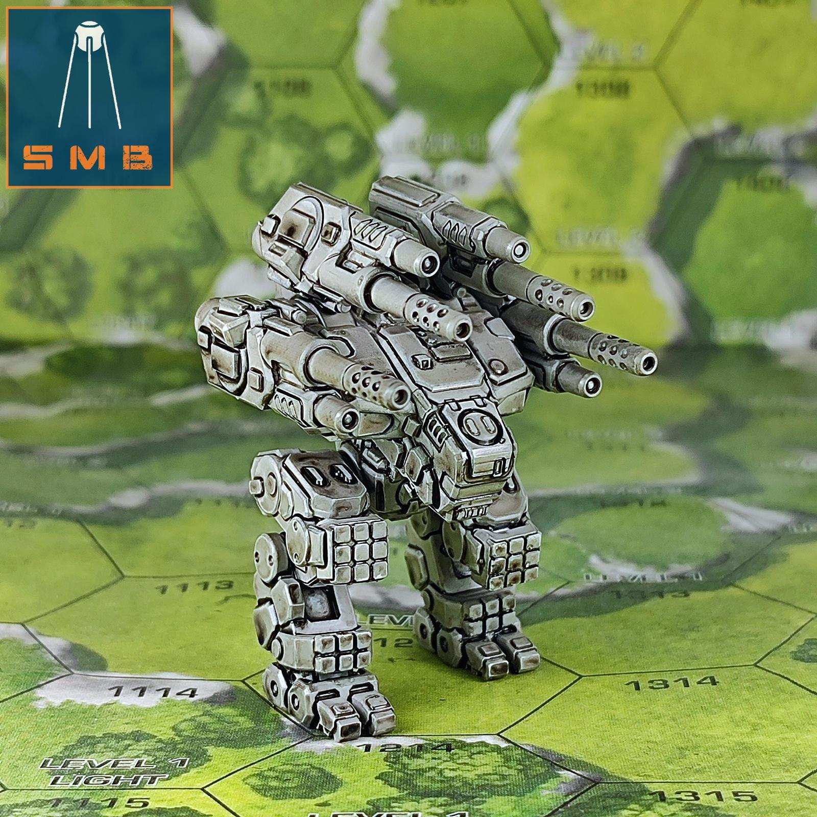 Malice MAL-XT | Sir Mortimer Bombito | American Mecha | Compatible with BT and other 6mm Tabletop Wargames