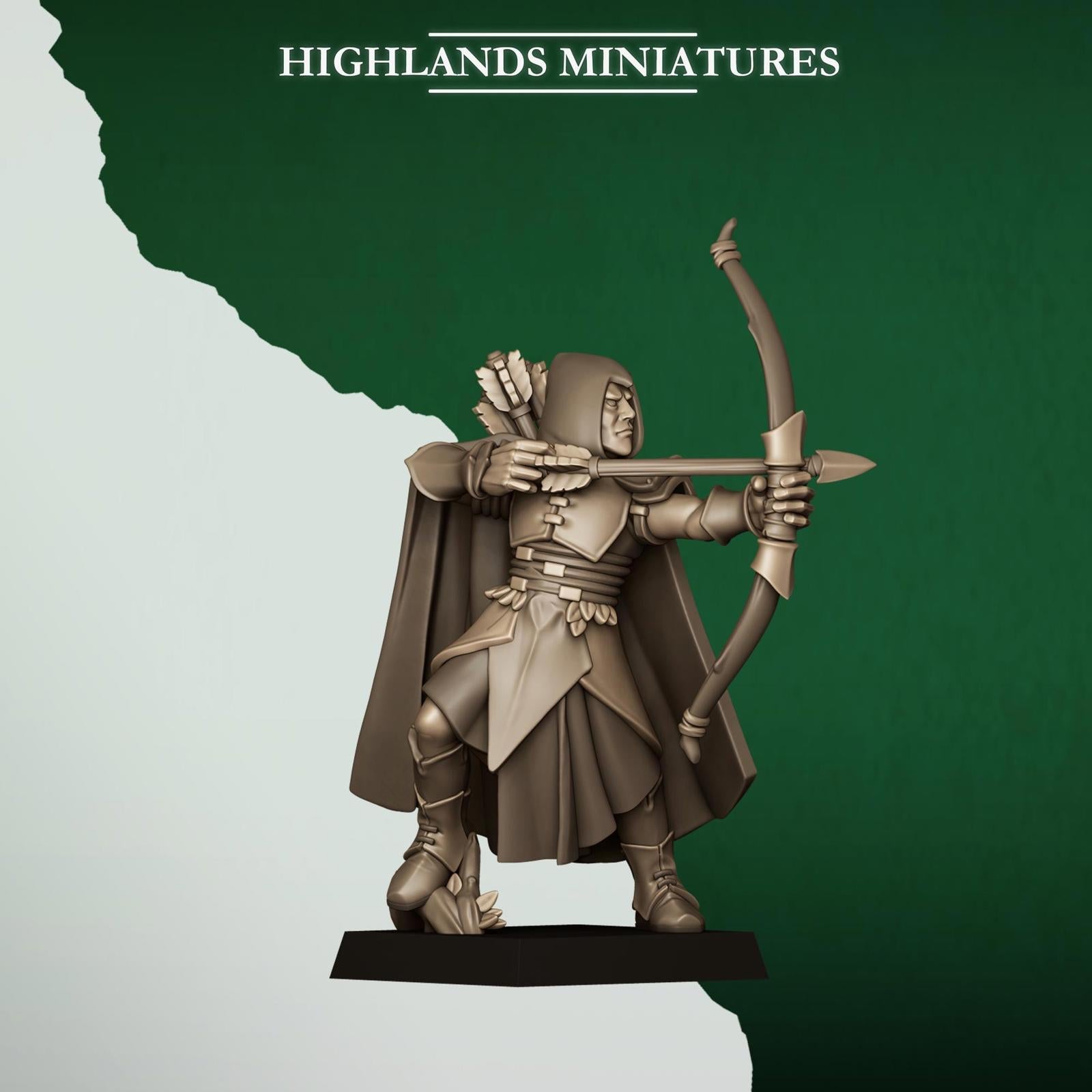 Feral Archers, Feral Elves - Highlands Miniatures