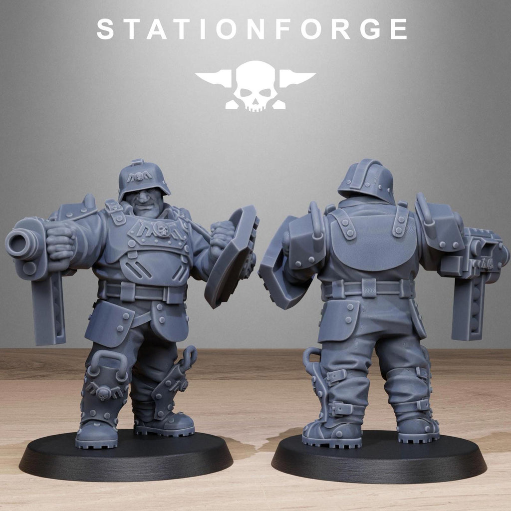 Grim Guard Armoured Mutants - set of 10