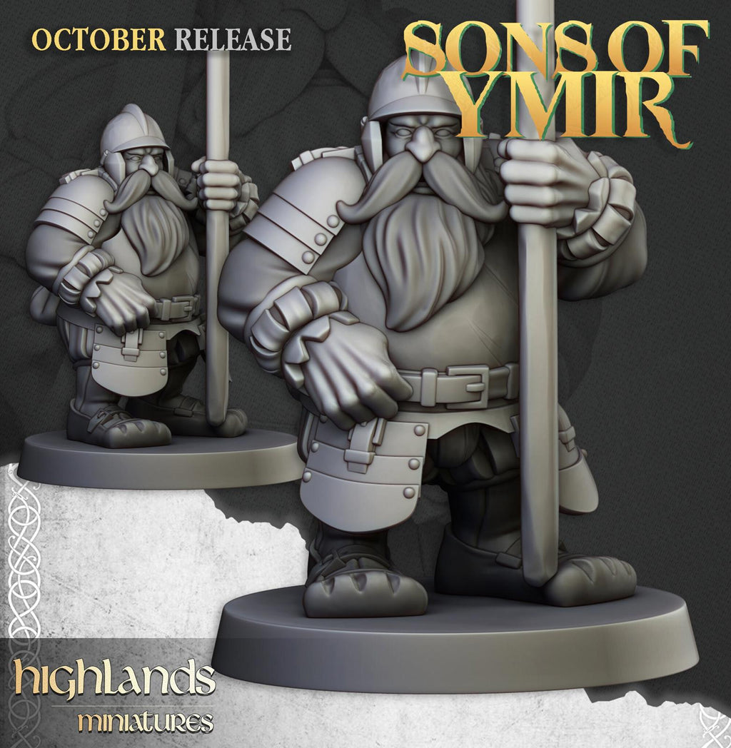 Dwarf Pikemen - Highlands Miniatures
