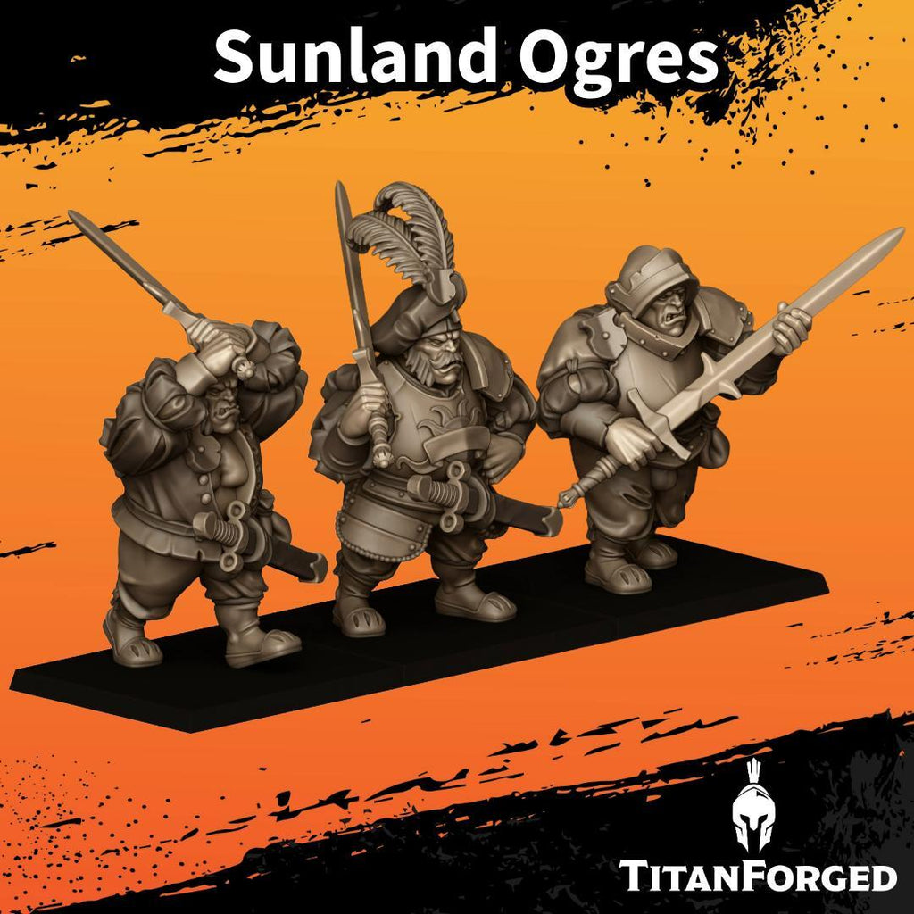 Sunland Ogres  - Highlands miniatures - Sunland empire