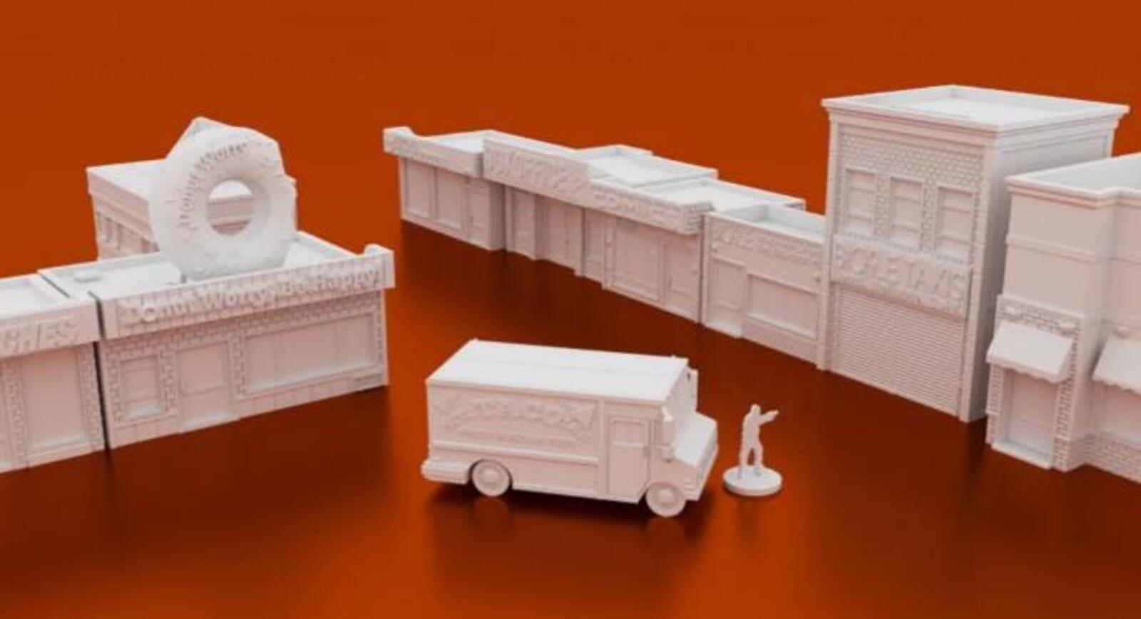 Urban Starter Phase 2 Bundle – Modern City Building for MCP, Fallout, TWD – Corvus Games Terrain