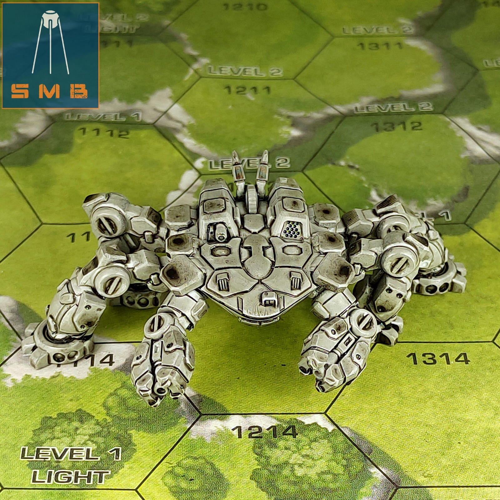 King Crab (Non Canon) | Sir Mortimer Bombito | American Mecha | Compatible with BT and other 6mm Tabletop Wargames