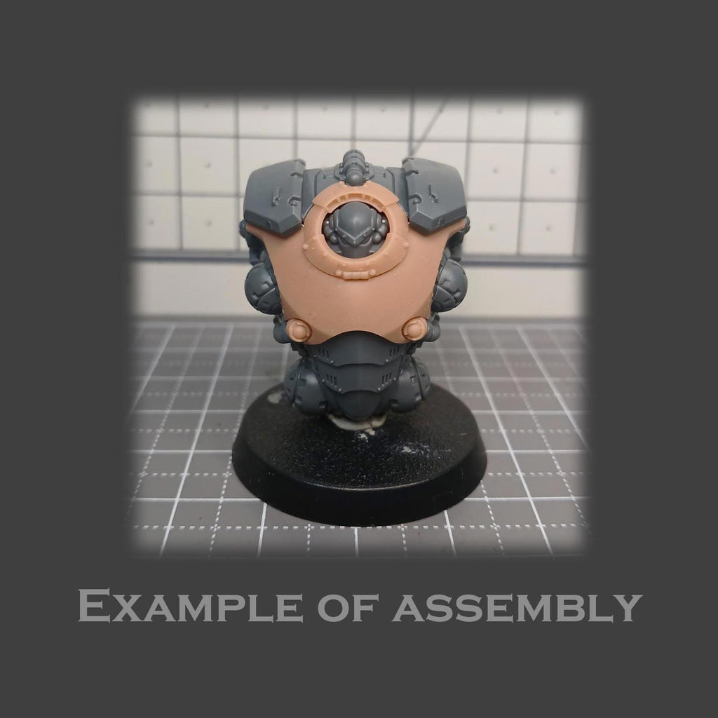 Saturn exterminator Plain Torso Plates