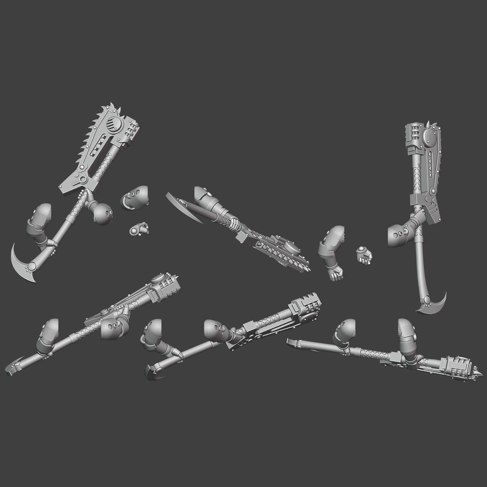 Gen 6 - Heavy Chain Glaive Arms