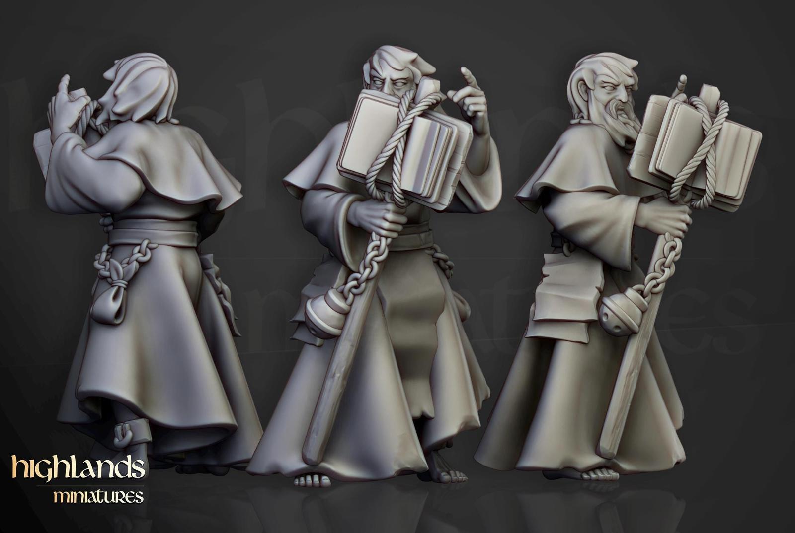 Fanatical zealots | Highlands miniatures