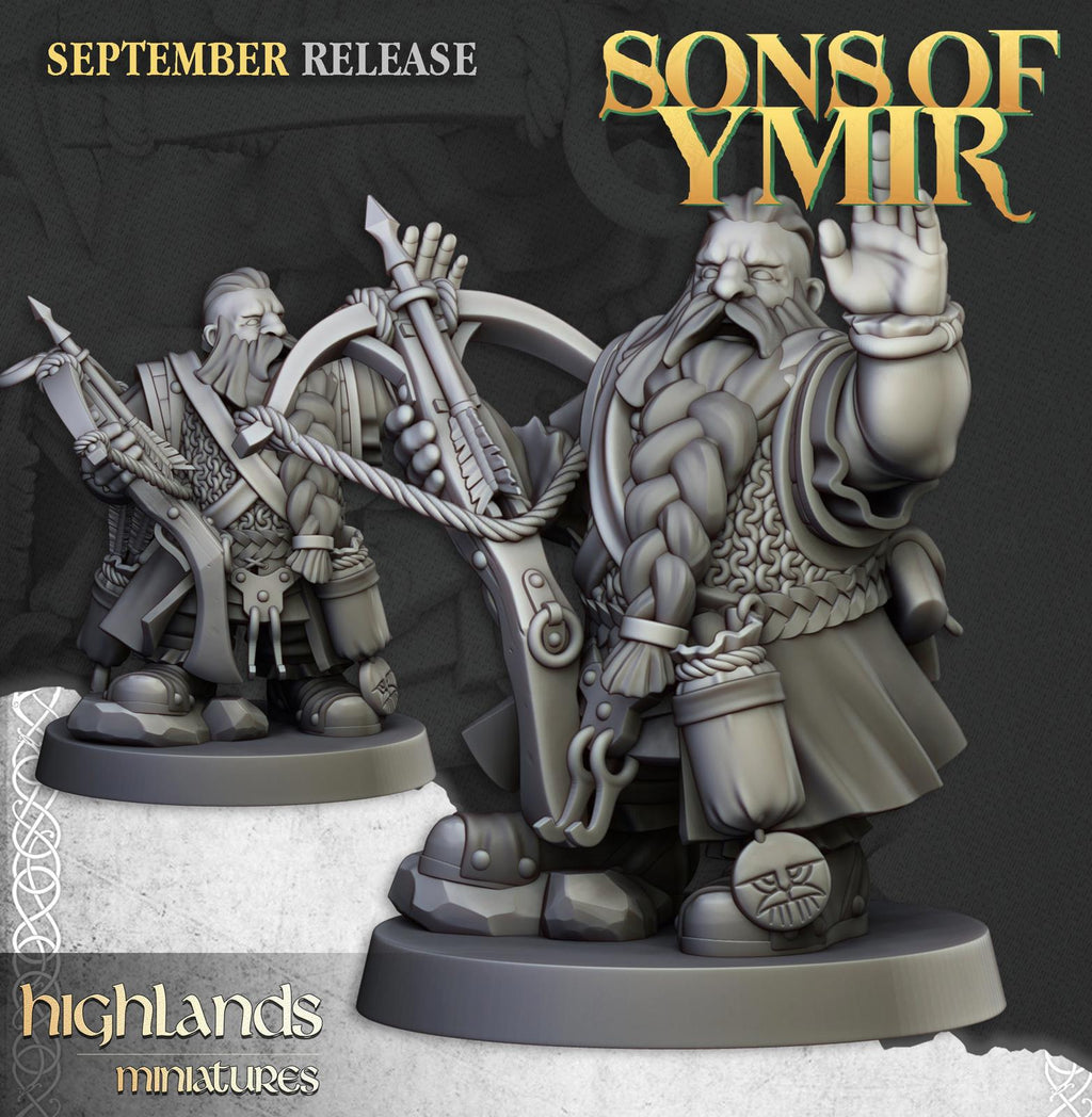 Dwarf Crossbowmen - Highlands Miniatures