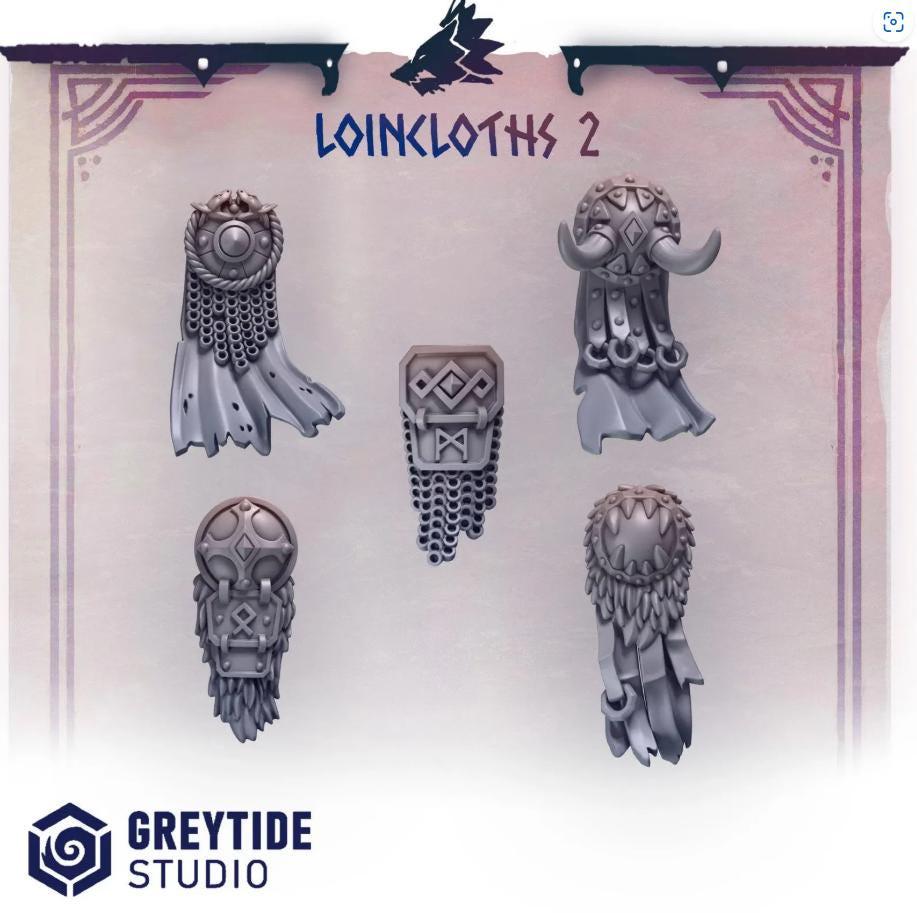 Primal Hounds Loincloths Set 2 | Tabletop Miniature Wargaming Grim-Dark Sci-Fi