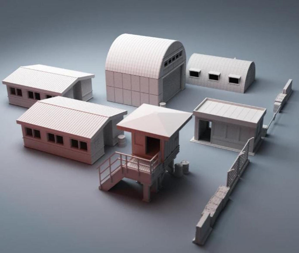 Urban Military Compound – Modern City Building for MCP – Corvus Games Terrain