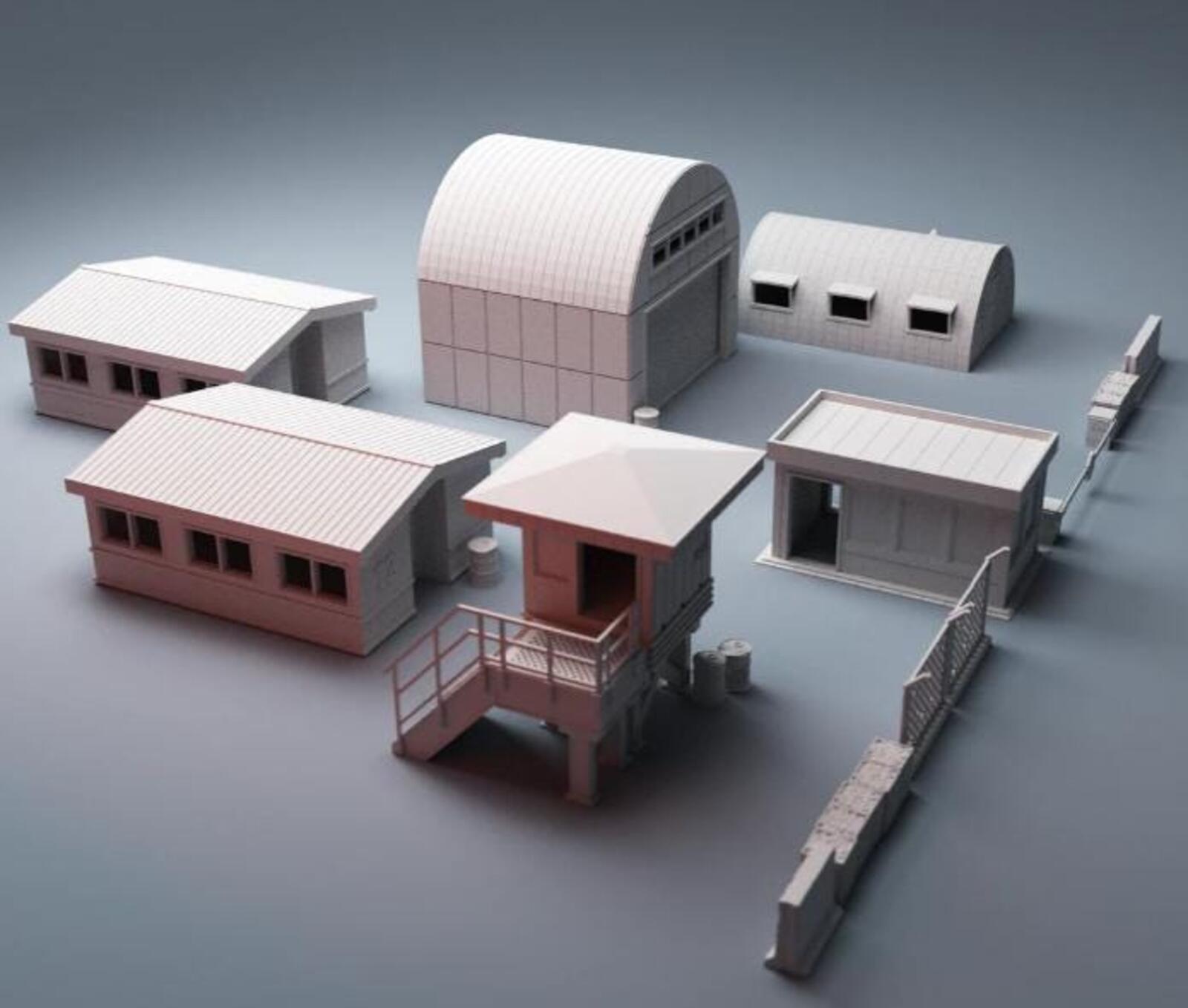 Urban Military Compound – Modern City Building for MCP – Corvus Games Terrain