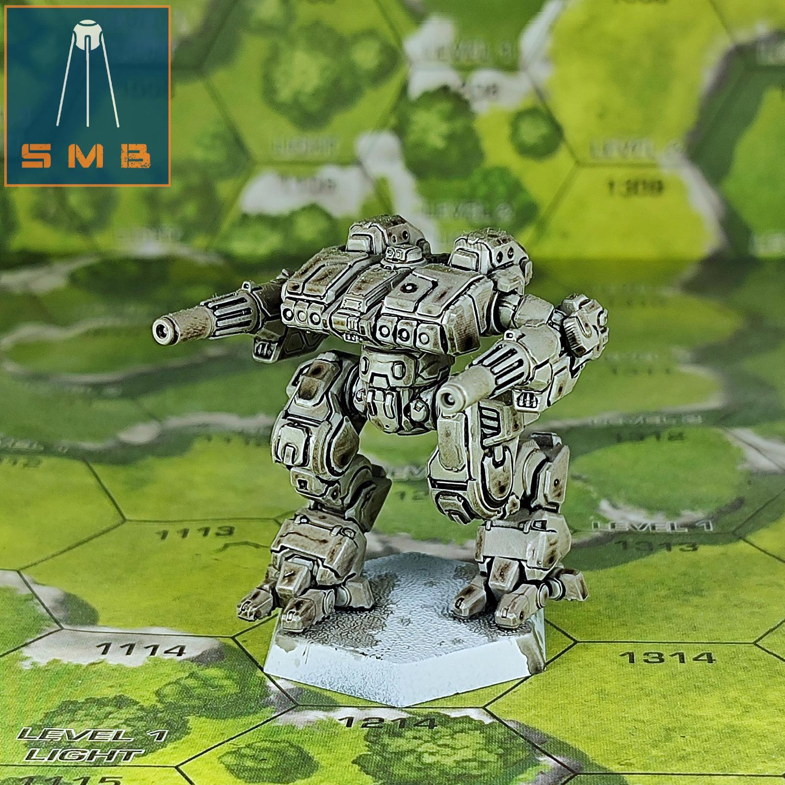 Penetrator PTR-4D | Sir Mortimer Bombito | American Mecha | Compatible with BT and other 6mm Tabletop Wargames