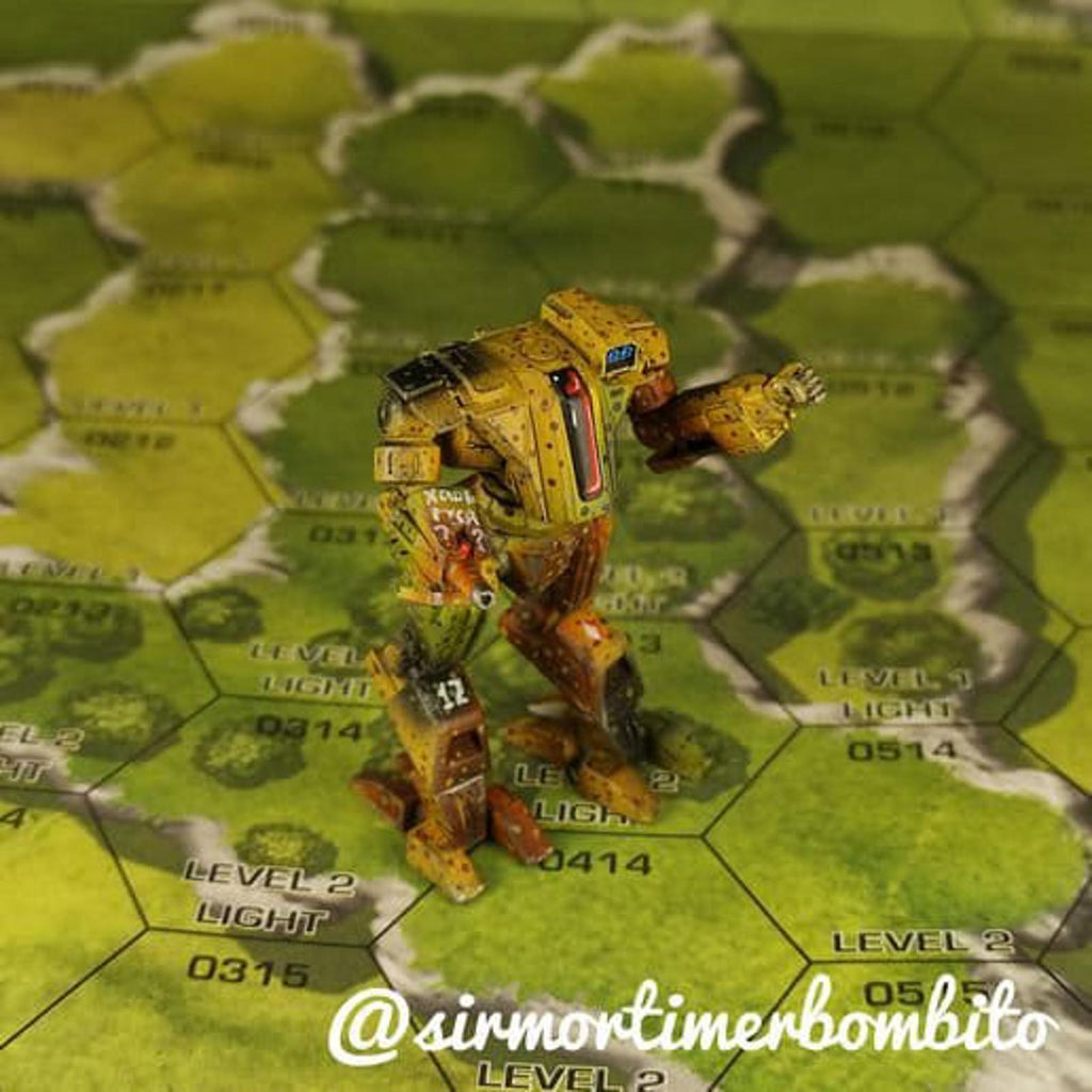 Vision Quest | Sir Mortimer Bombito | American Mecha | Compatible with BT and other 6mm Tabletop Wargames