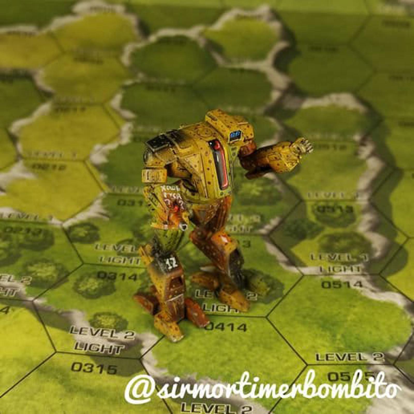 Vision Quest | Sir Mortimer Bombito | American Mecha | Compatible with BT and other 6mm Tabletop Wargames