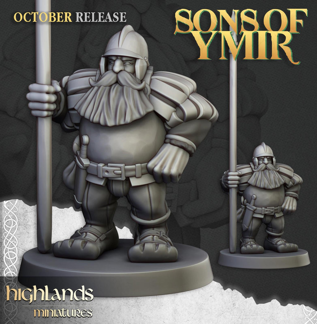 Dwarf Pikemen - Highlands Miniatures
