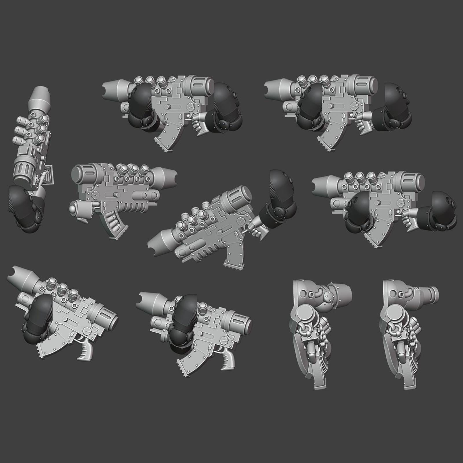 Gen 2/3/6 Combi Gravitone Rivet Throwers Arms