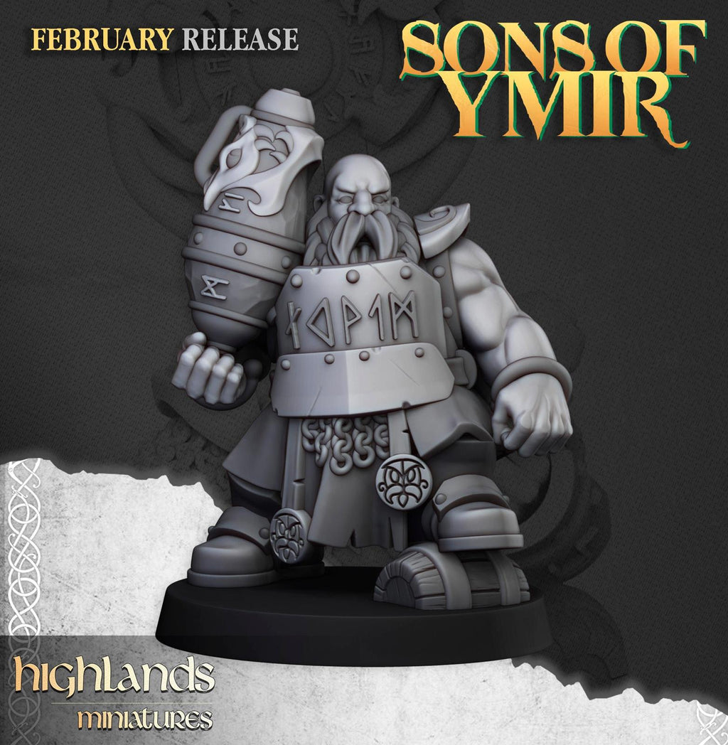 Dwarf Firespitters Dwarfs - Highlands Miniatures