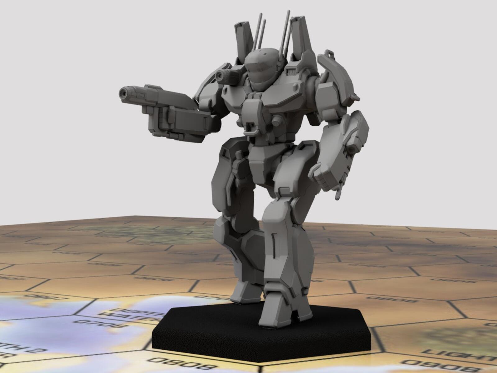 Phoenix Hawk PXH-1b "Royal" | Special Variant by Syllogy | American Mecha | Compatible with BT and other 6mm Tabletop Wargames