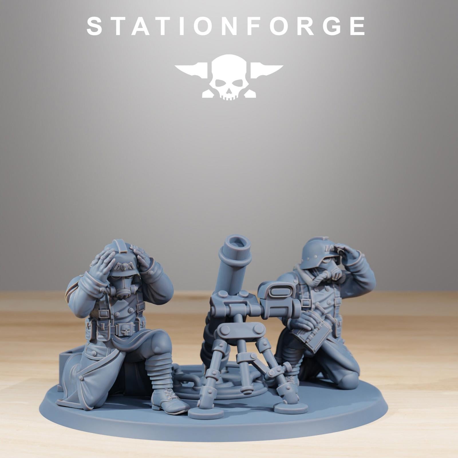 Grim Guard Battle Weapons - Mortar Team