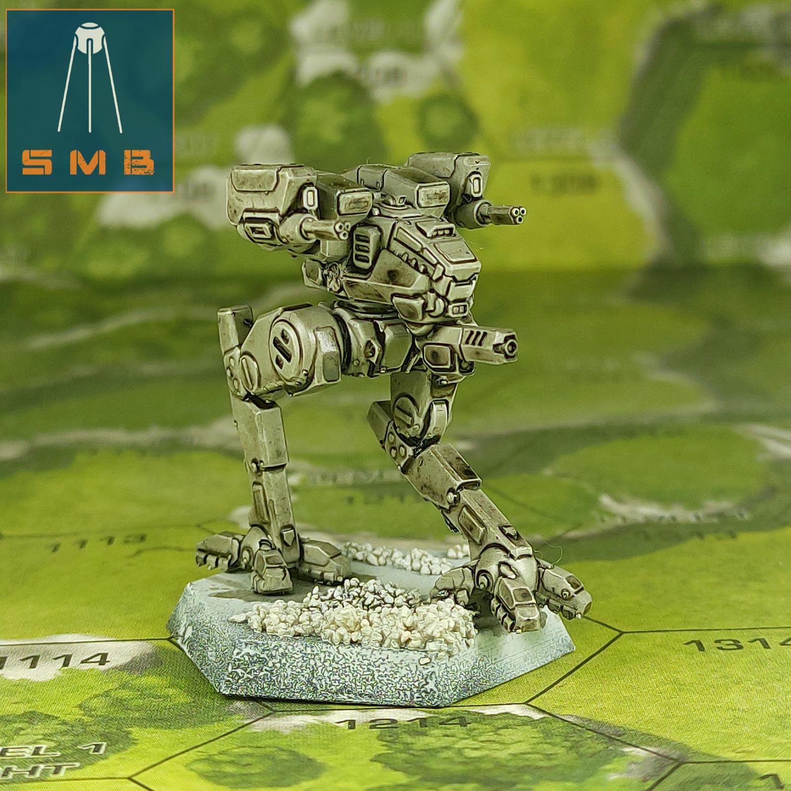 Locust LCT-1V | Sir Mortimer Bombito | American Mecha | Compatible with BT and other 6mm Tabletop Wargames
