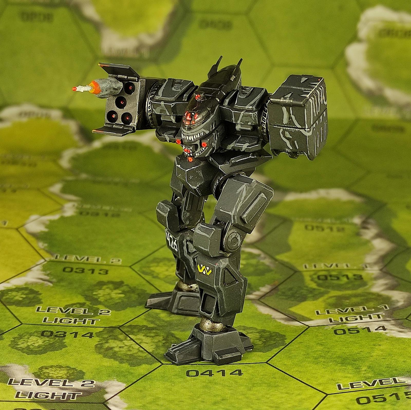 Naga | Sir Mortimer Bombito | American Mecha | Compatible with BT and other 6mm Tabletop Wargames