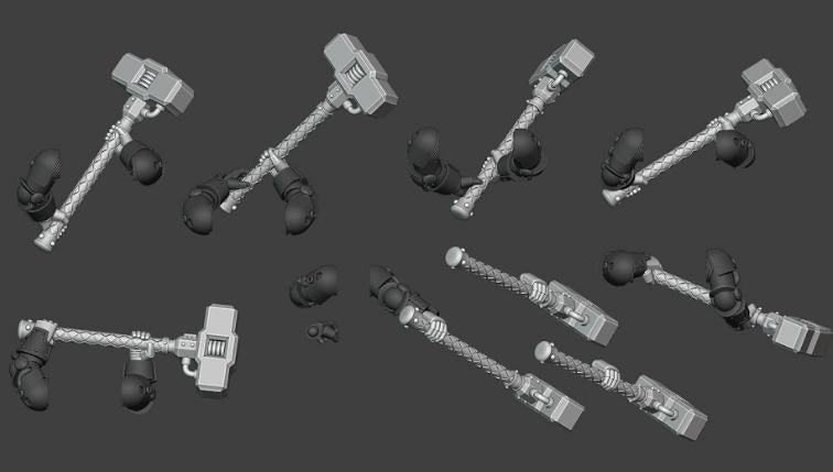 Gen 3 - Mallet hands