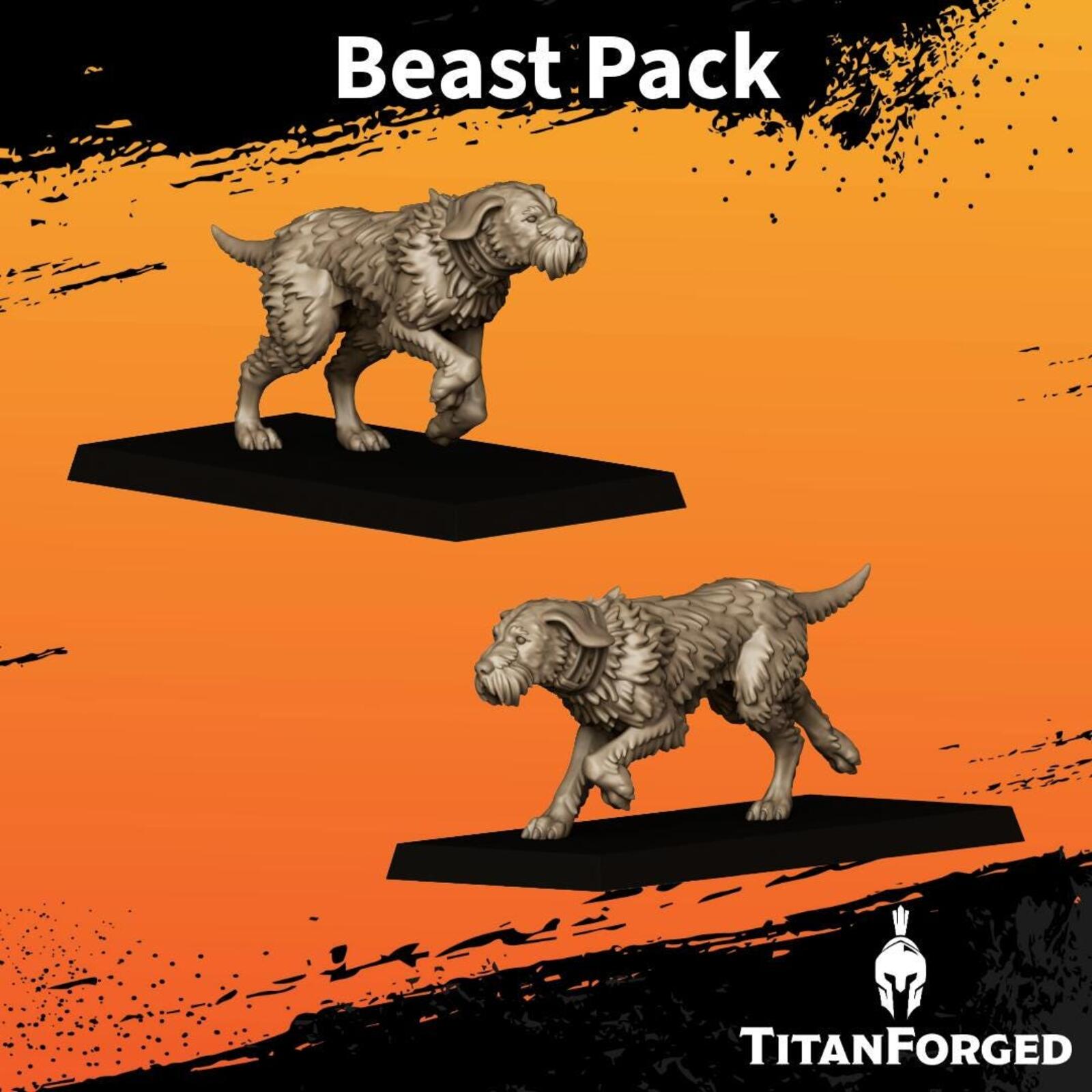 Feral Elf beast pack  - Highlands Miniatures