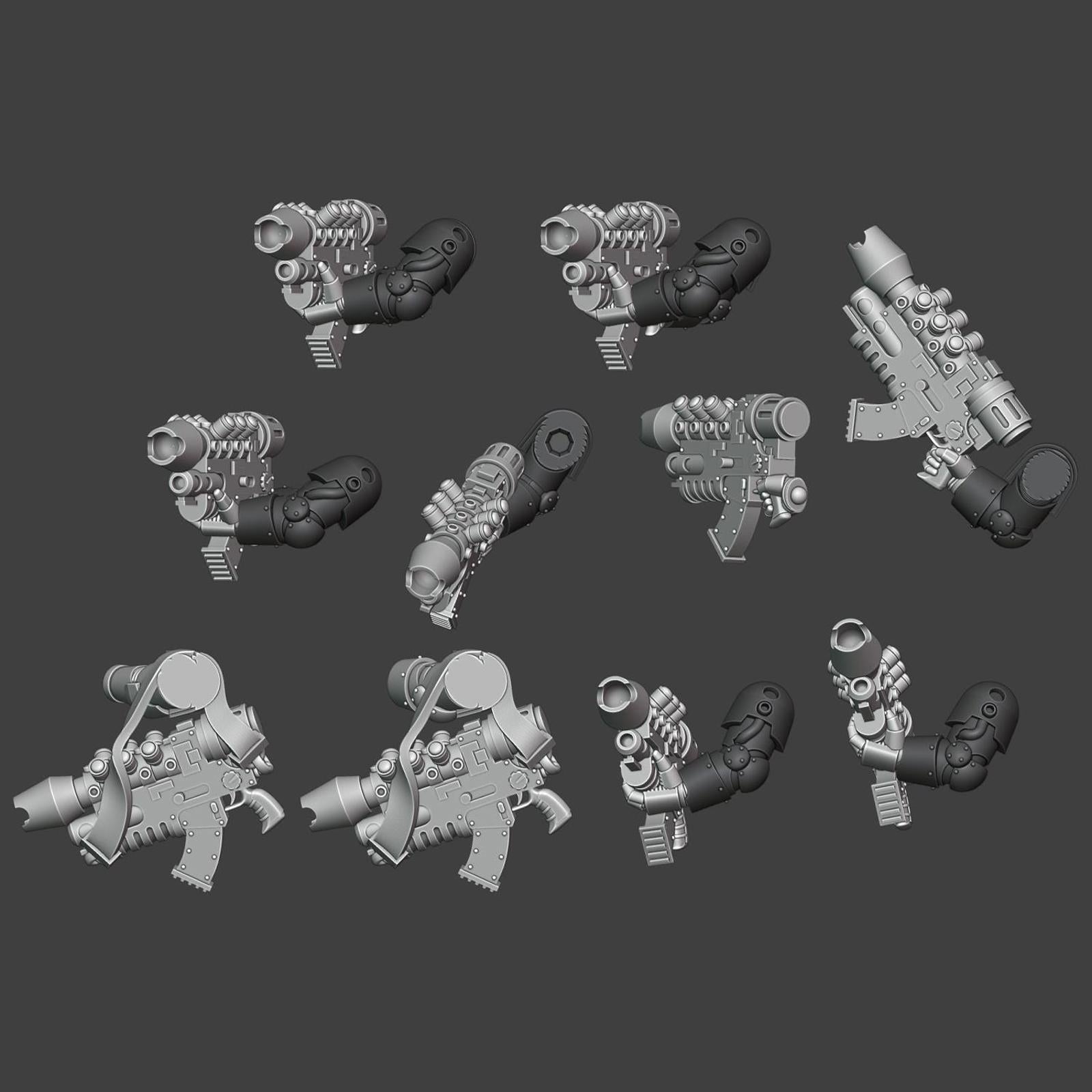 Gen 2/3/6 Combi Gravitone Rivet Throwers Arms