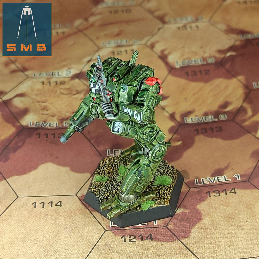 Cataphract - SirMortimerBombito Sculpt | American Mecha | Compatible with BT and other 6mm Tabletop Wargames