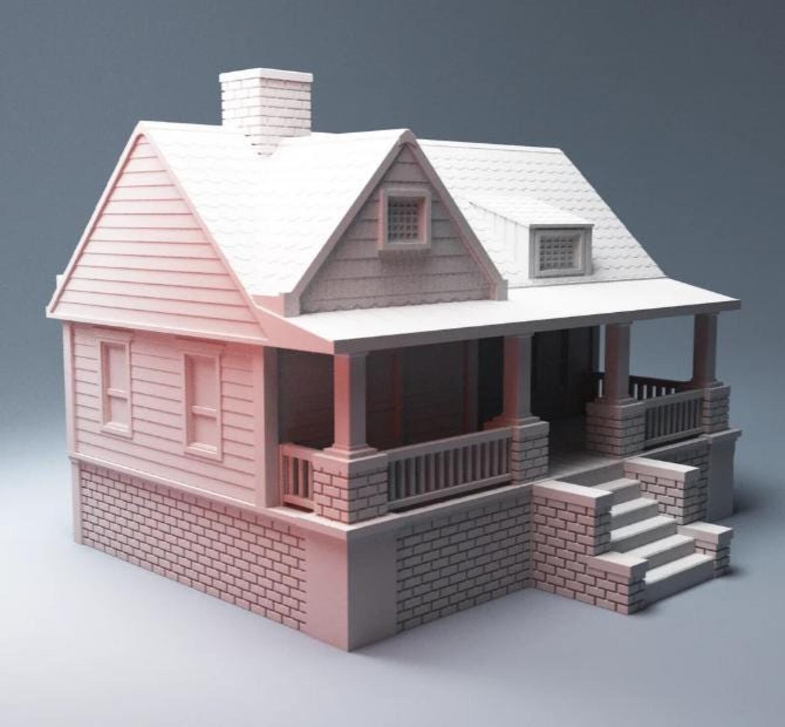 Suburban House B for MCP – Corvus Games Terrain