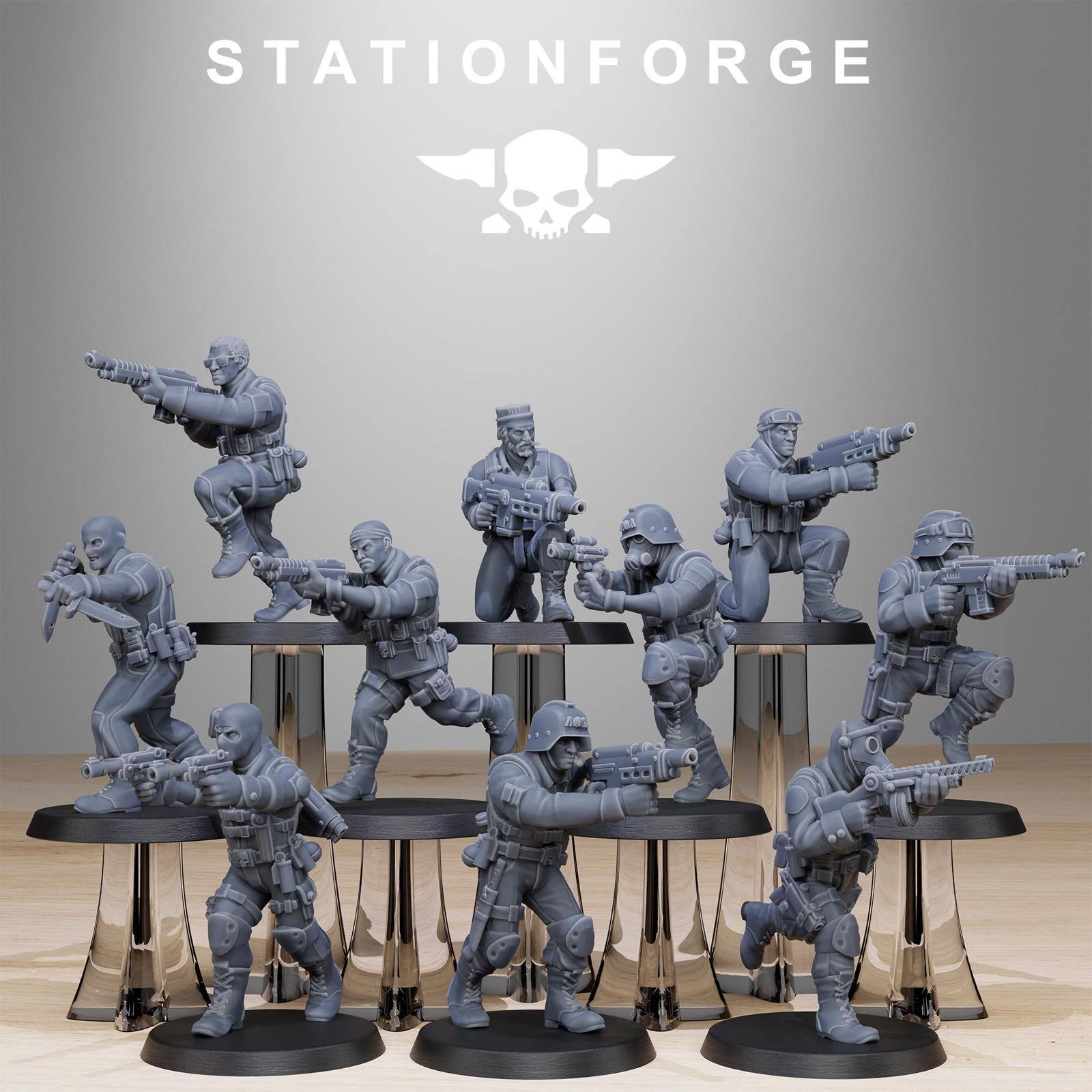 Grim Guard Counter Terrorists - set of 10