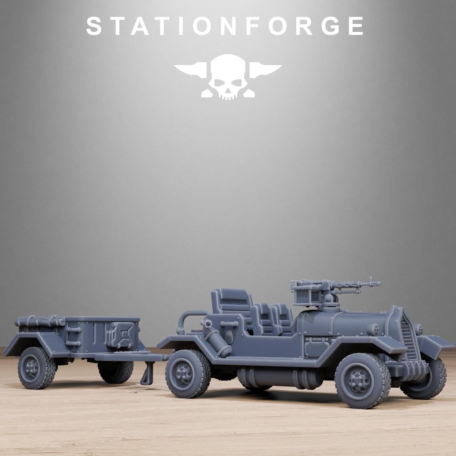Grim Guard Support Vehicles Bike / Car