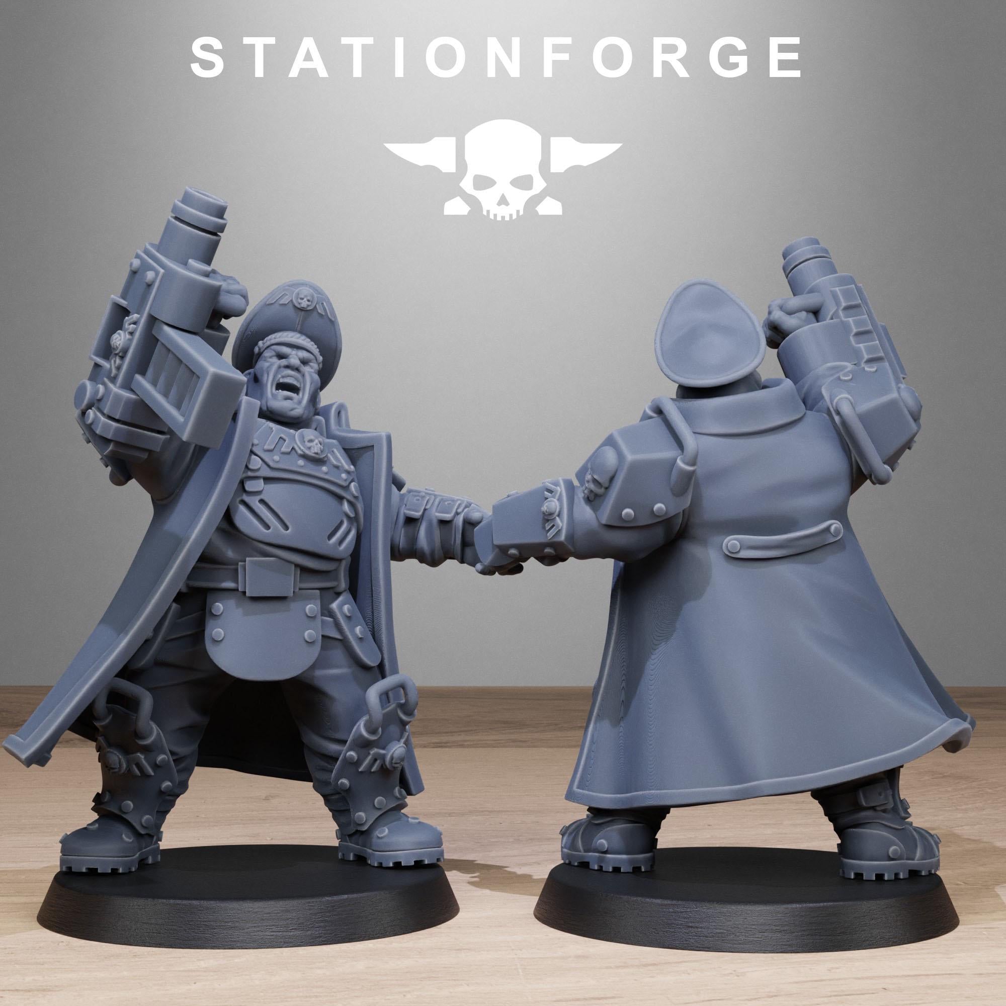 GrimGuard Armored Bull Ogre Mutants - Station Forge - Space Peace Keepers of Krieg 32mm