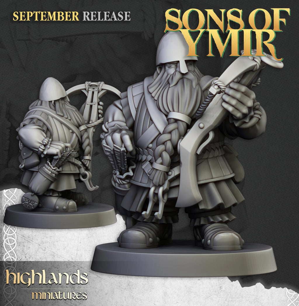 Dwarf Crossbowmen - Highlands Miniatures