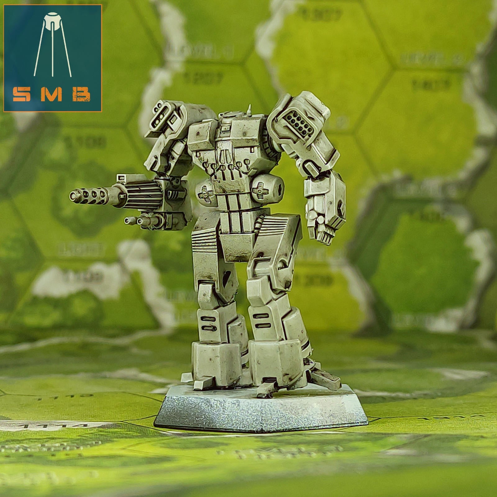 Ursus | Sir Mortimer Bombito | American Mecha | Compatible with BT and other 6mm Tabletop Wargames