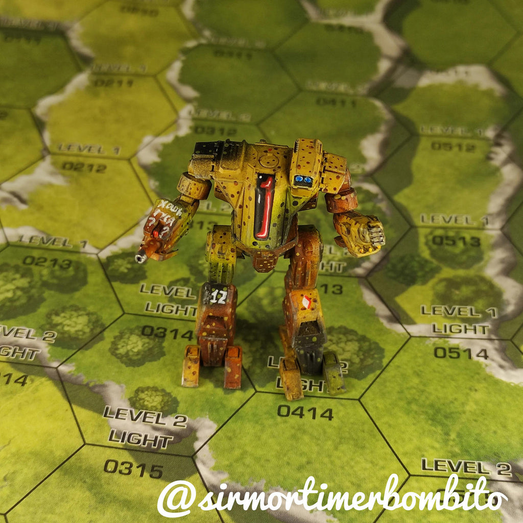 Vision Quest | Sir Mortimer Bombito | American Mecha | Compatible with BT and other 6mm Tabletop Wargames