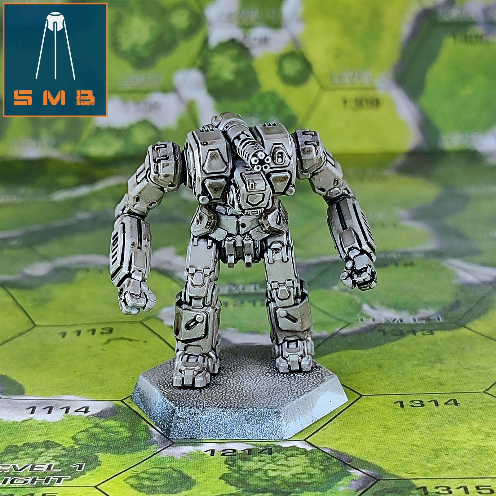 Ebon Jaguar (Cauldron Born) Prime | Sir Mortimer Bombito | American Mecha | Compatible with BT and other 6mm Tabletop Wargames