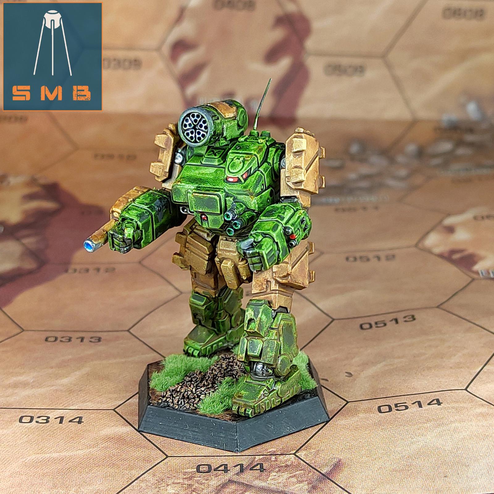 Thunderbolt TDR-5S  | Sir Mortimer Bombito | American Mecha | Compatible with BT and other 6mm Tabletop Wargames