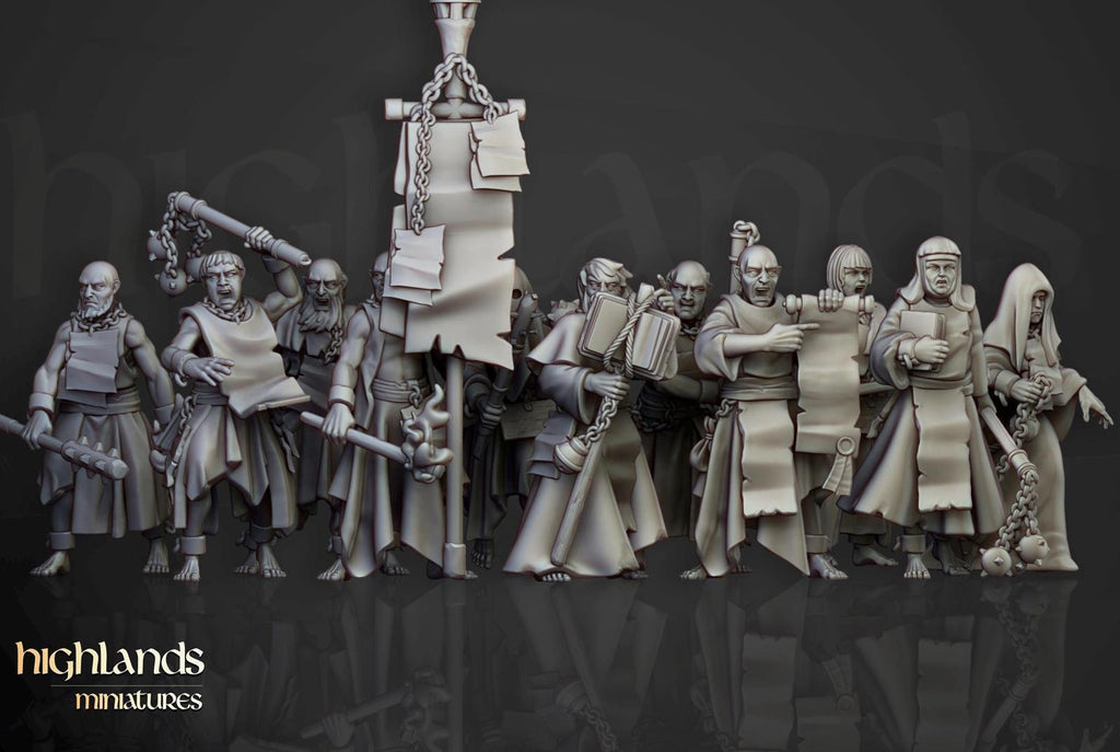 Fanatical zealots | Highlands miniatures