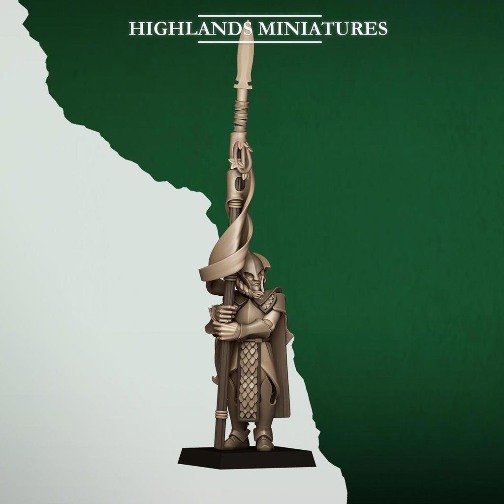 Feral Elves Spearmen Regiment for Fantasy Wargaming by Highland Miniatures